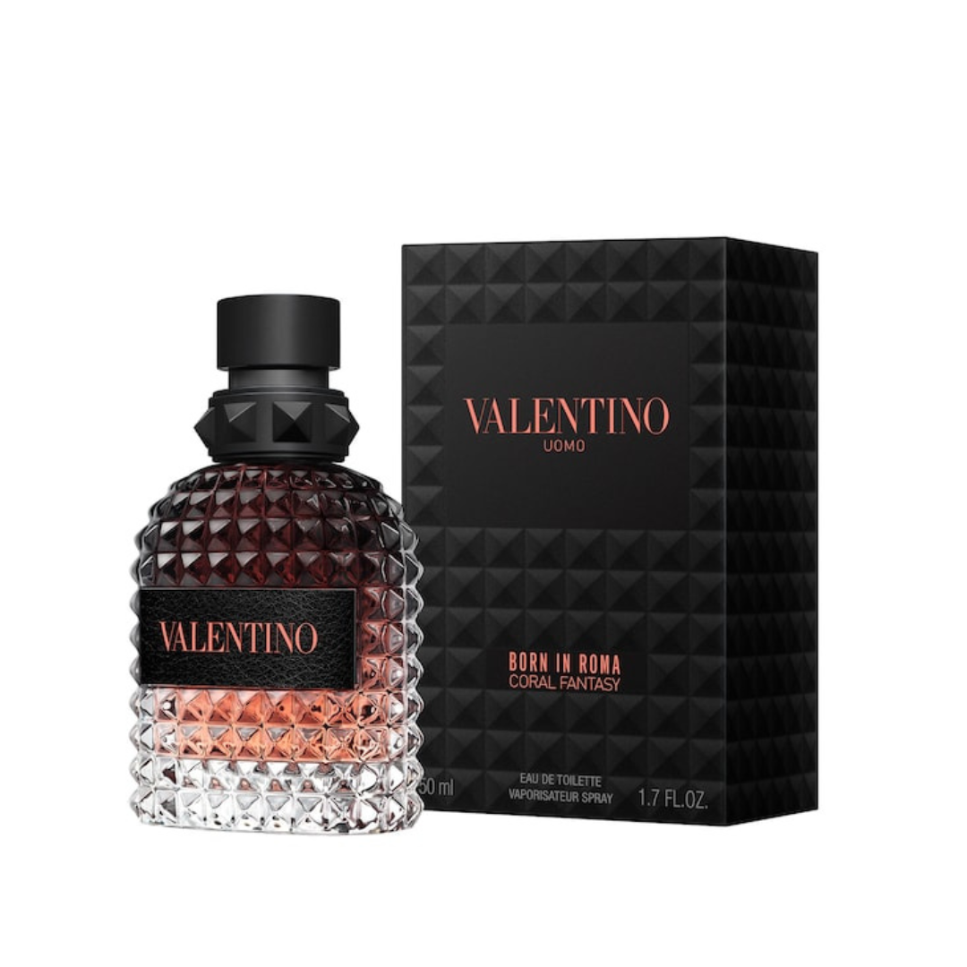 Valentino Uomo Born In Roma Coral Fantasy EDT Spray (1.7 oz)