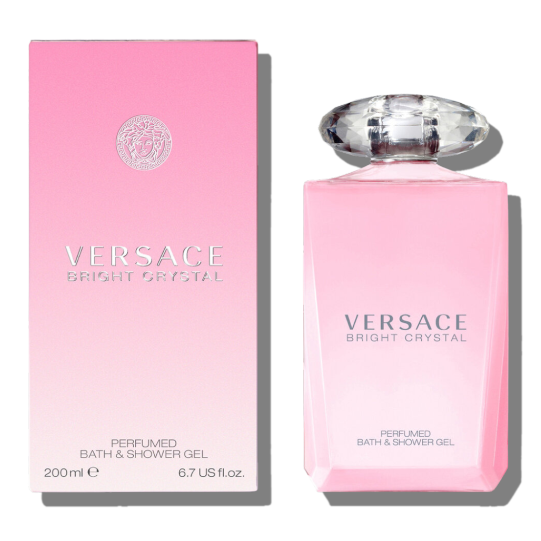 Versace Bright Crystal Perfumed Bath & Shower Gel (6.7 oz)