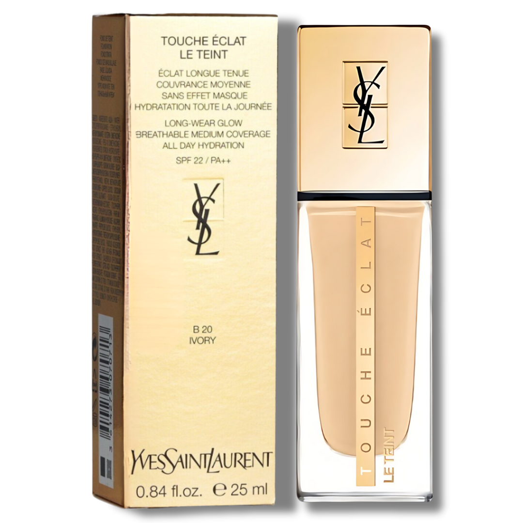 Yves Saint Lauren Touche Eclat Le Teint Liquid Foundation (B20 - Ivory)