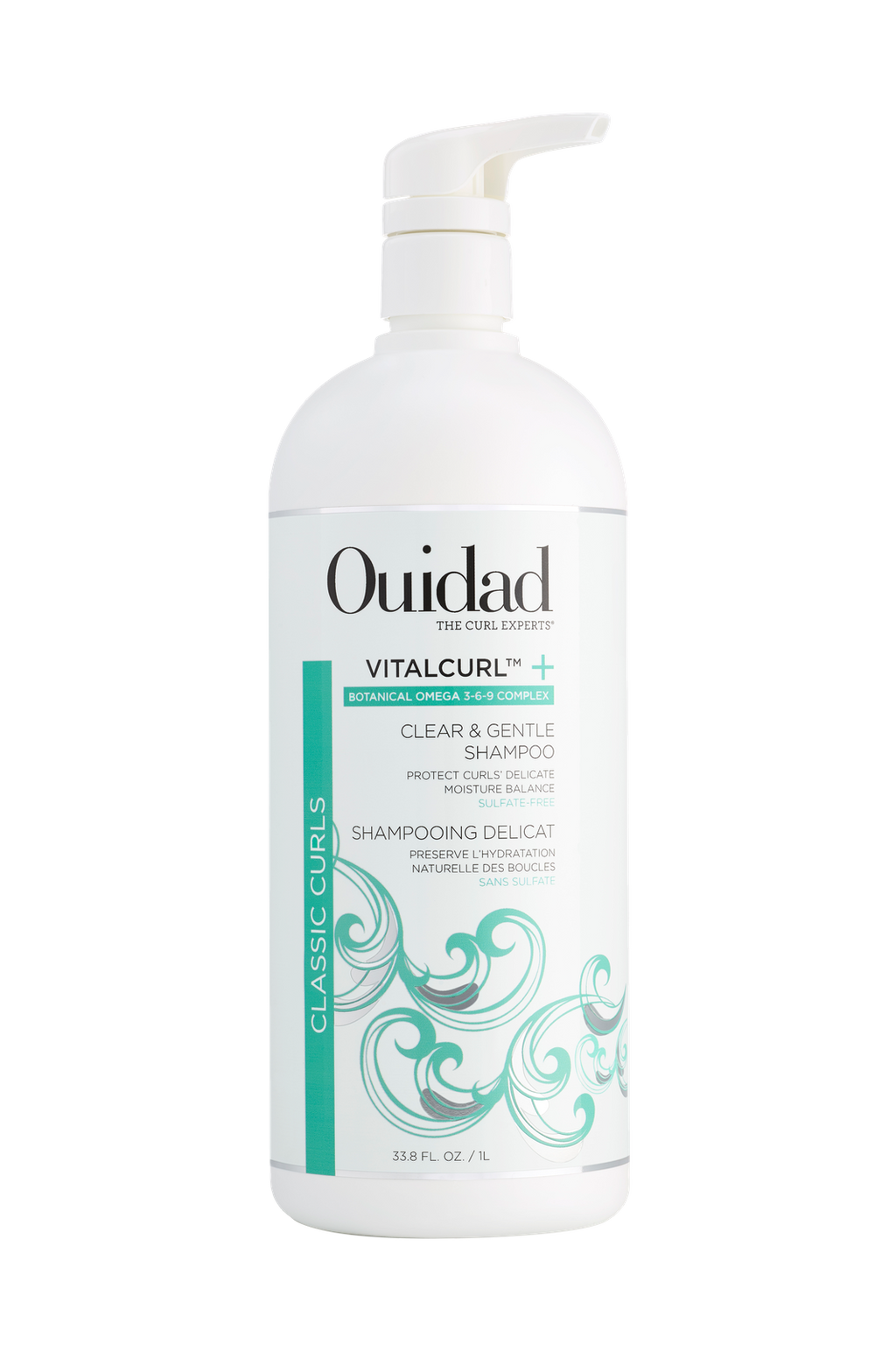 Ouidad VitalCurl Plus Clear & Gentle Shampoo (33.8 oz)