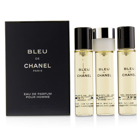 Chanel Bleu De Chanel EDP Rechargeable Set (3x20 ml)
