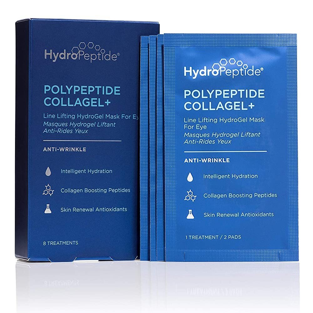 HydroPeptide PolyPeptide Collagel+ Line Lifting HydroGel Mask for Eye Anti-Wrinkle 8 Treatments