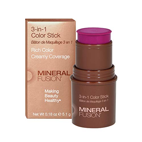 Mineral Fusion 3-in-1 Color Stick, Berry Glow 5.1 g / 0.18 oz