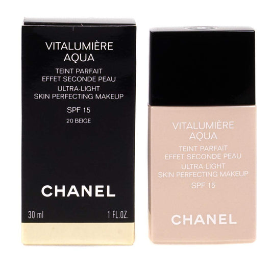 Chanel Vitalumiere Aqua Ultra-Light Skin Perfecting Makeup SPF 15  (#20-Beige)