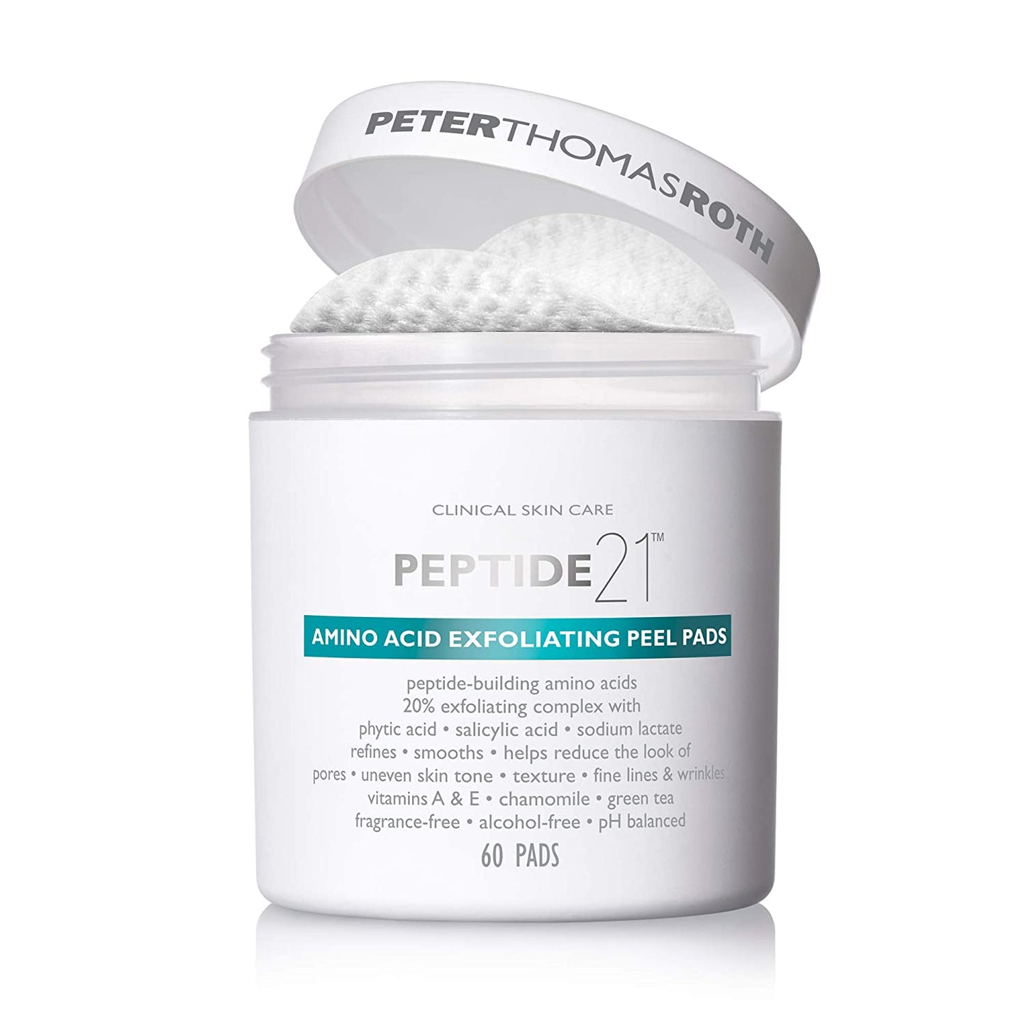 Peter Thomas Roth Peptide 21 Amino Acid Exfoliating Peel Pads 60 count
