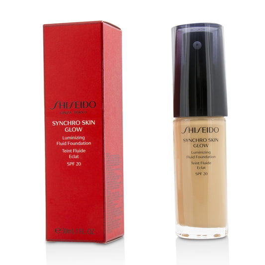 Shiseido Synchro Skin Glow Luminizing Fluid Foundation SPF 20 Rose #3 30ml / 1 oz