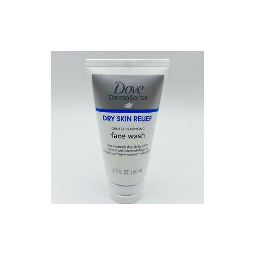 Dove DermaSeries Fragrance-Free Replenish Body Lotion for Dry Skin, 1.7 oz