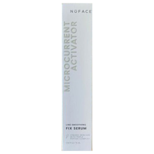 Nuface Microcurrent Activator Line Smoothing Fix Serum Ionized Skincare with Triple Peptide Complex 15 ml / 0.5 oz
