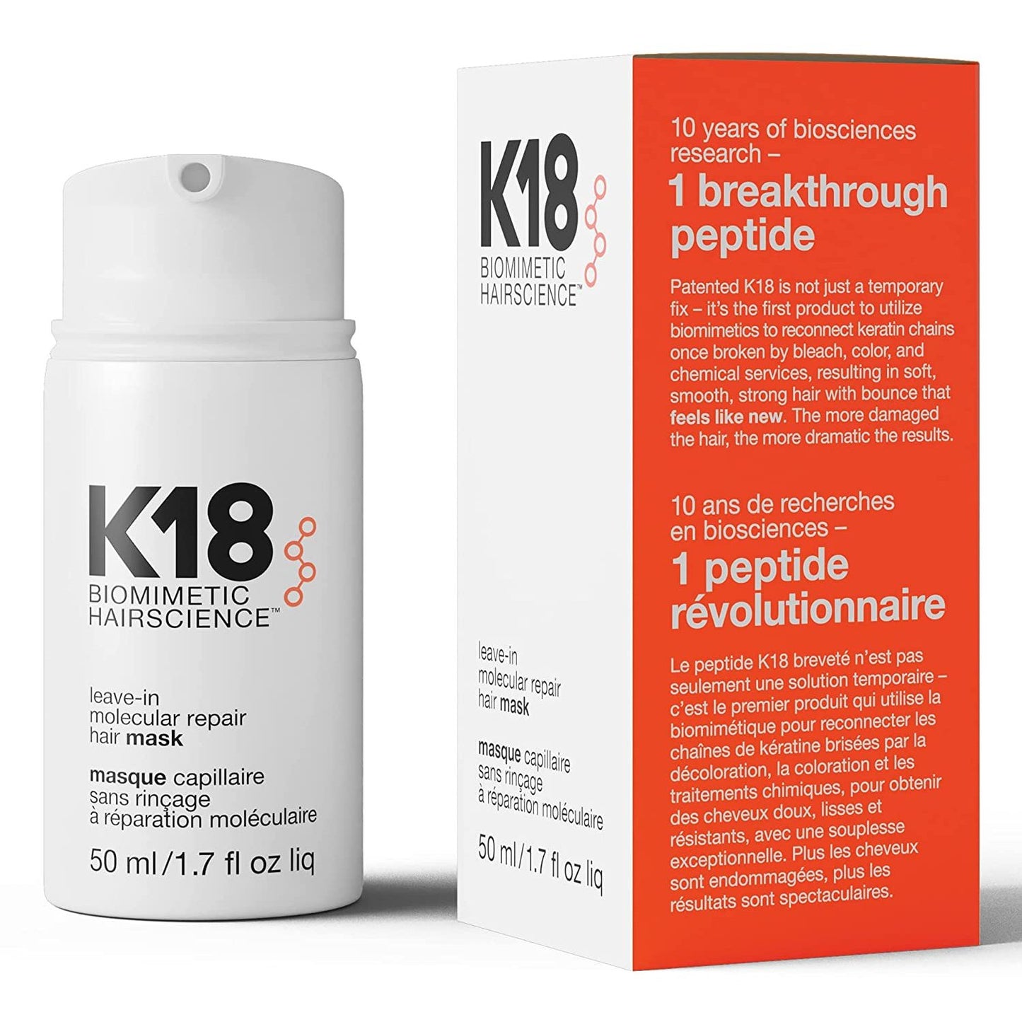 K18 Professional Molecular Repair Hair Mask 5 oz