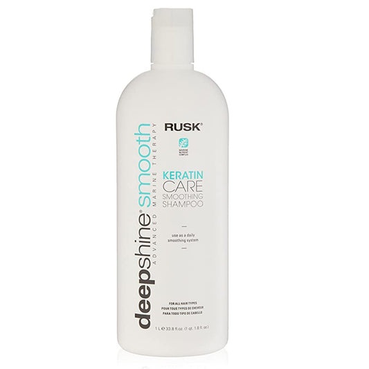 Rusk Deepshine Smooth Keratin Care Smoothing Shampoo 1000 ml / 33.8 oz