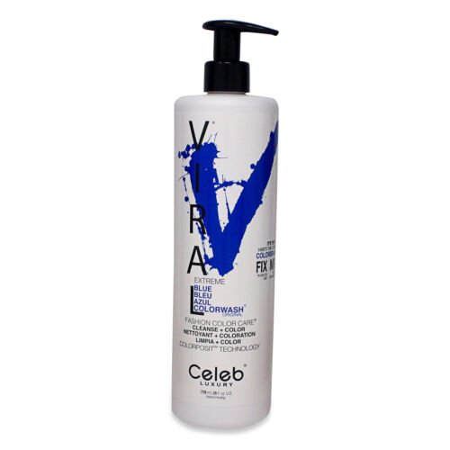 Celeb Luxury Viral Blue Colorwash 10X Multi-Lingual Shampoo 25 oz
