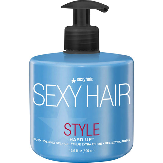 Style Sexy Hair Hard Up Gel - Shine 9 / Hold 10, 16.9-Ounce Pump Bottle