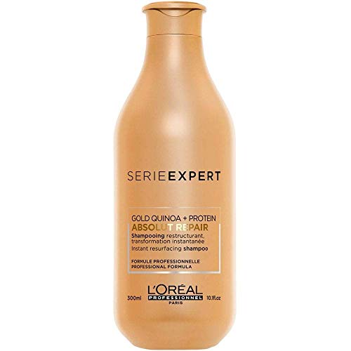 LOreal Serie Expert Absolut Repair Gold Quinoa + Protein Shampoo, 300 ml / 10.1 oz